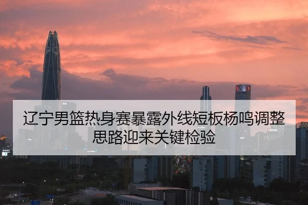 辽宁男篮热身赛暴露外线短板杨鸣调整思路迎来关键检验