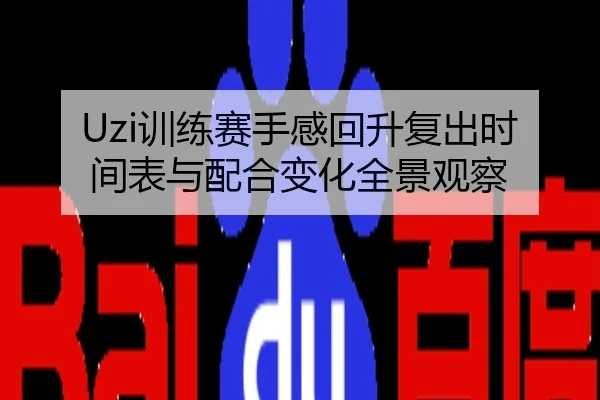 Uzi训练赛手感回升复出时间表与配合变化全景观察